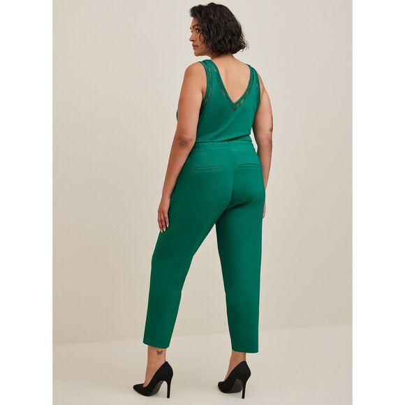 torrid Pants - TORRID PULL ON RELAXED TAPER REFINED CREPE HIGH RISE OFFICE CARER PANTS SIZE 2X